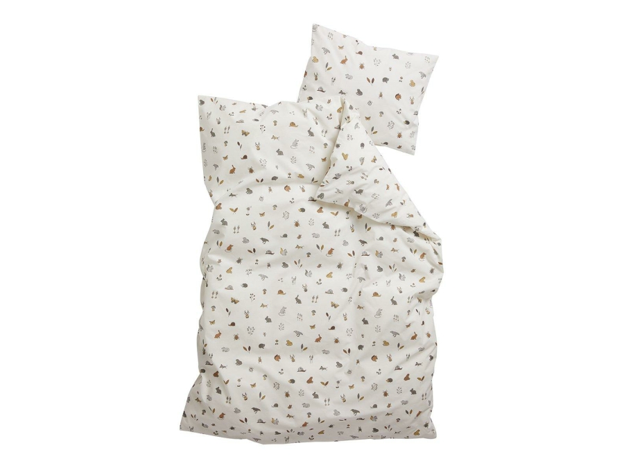 Leander Forrest dekbedovertrek junior - 100x140 - Cappuccino - Afbeelding 2