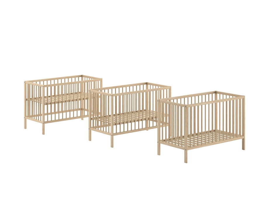 Jaxx Dino ledikant 60x120 natuur - Afbeelding 2