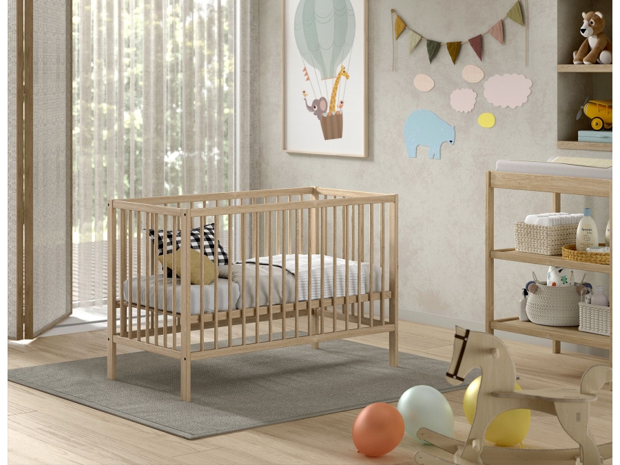 Jaxx Dino ledikant 60x120 natuur - Afbeelding 3