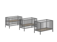 Jaxx Dino ledikant 60x120 antraciet - Afbeelding 2