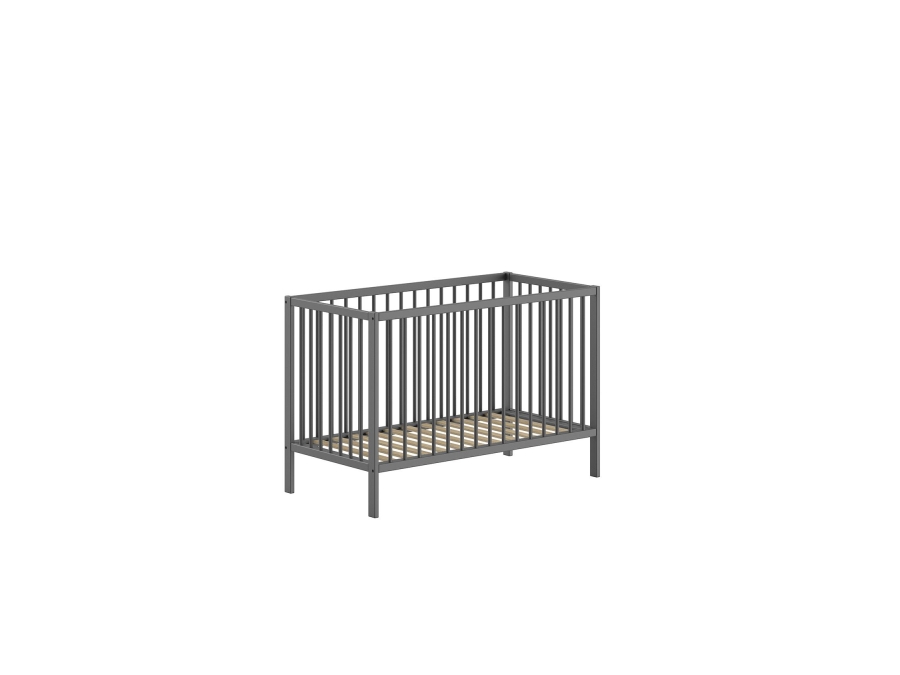 Jaxx Dino ledikant 60x120 antraciet
