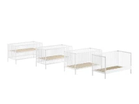 Jaxx Dino meegroeiledikant 70x140 wit - Afbeelding 3