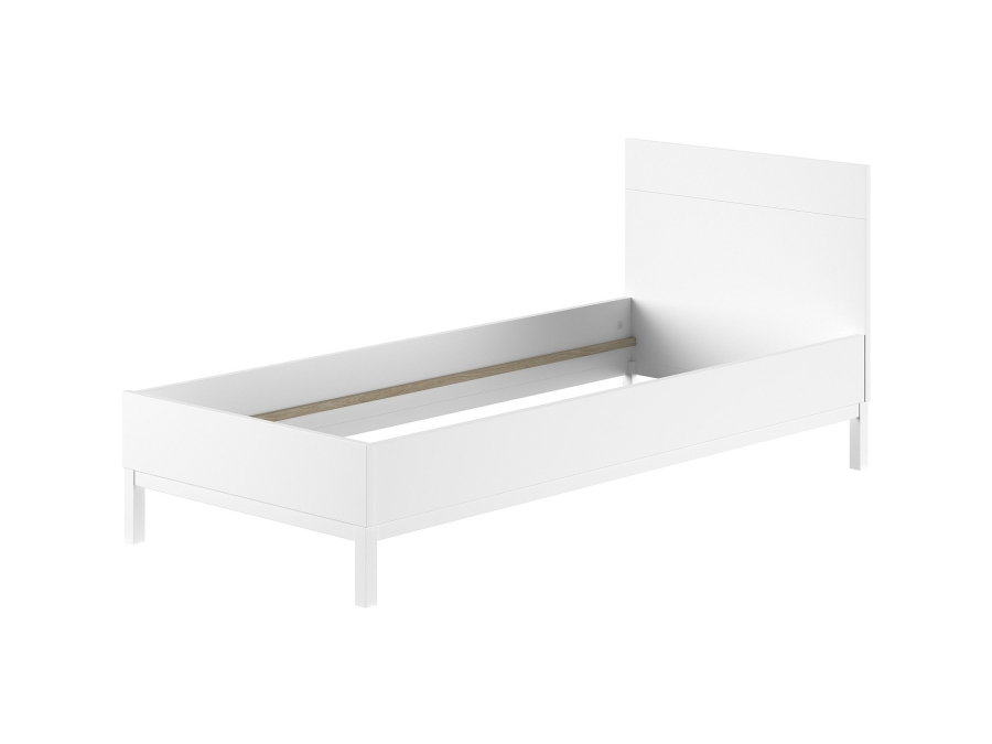 Vipack Eva eenpersoonsbed 90x200 wit