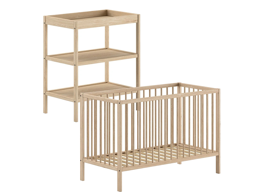 Jaxx Dino 2-delige babykamer natuur