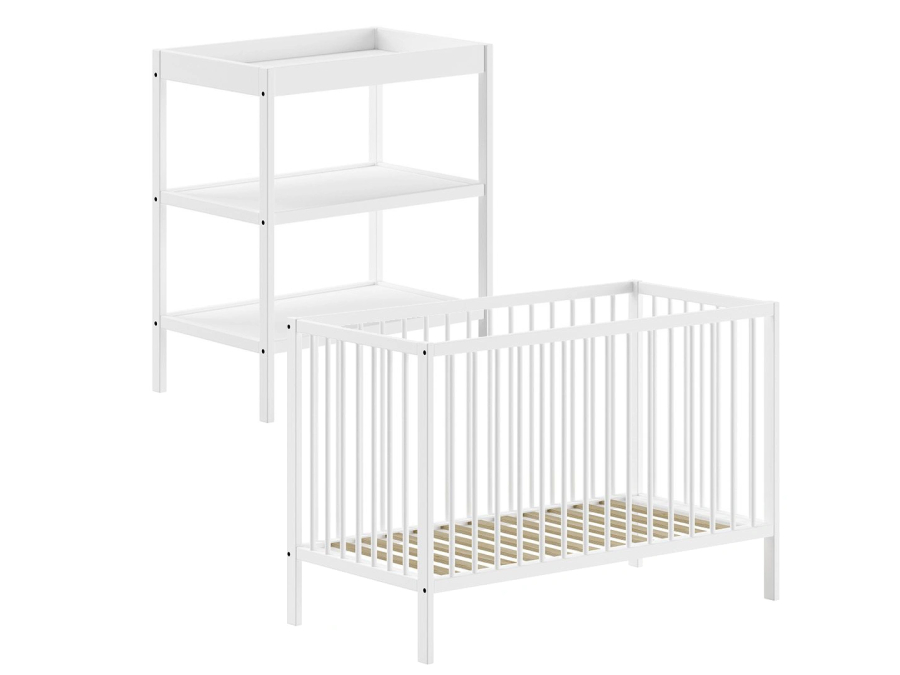 Jaxx Dino 2-delige babykamer wit
