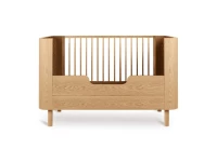 Quax Yume 2-delige meegroeikamer ronde deuren - natural ash - Afbeelding 4