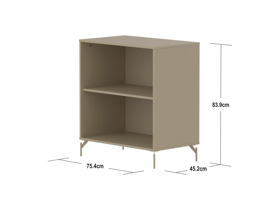 Flexa Saga boekenkast op oat poten - Oat - Afbeelding 5