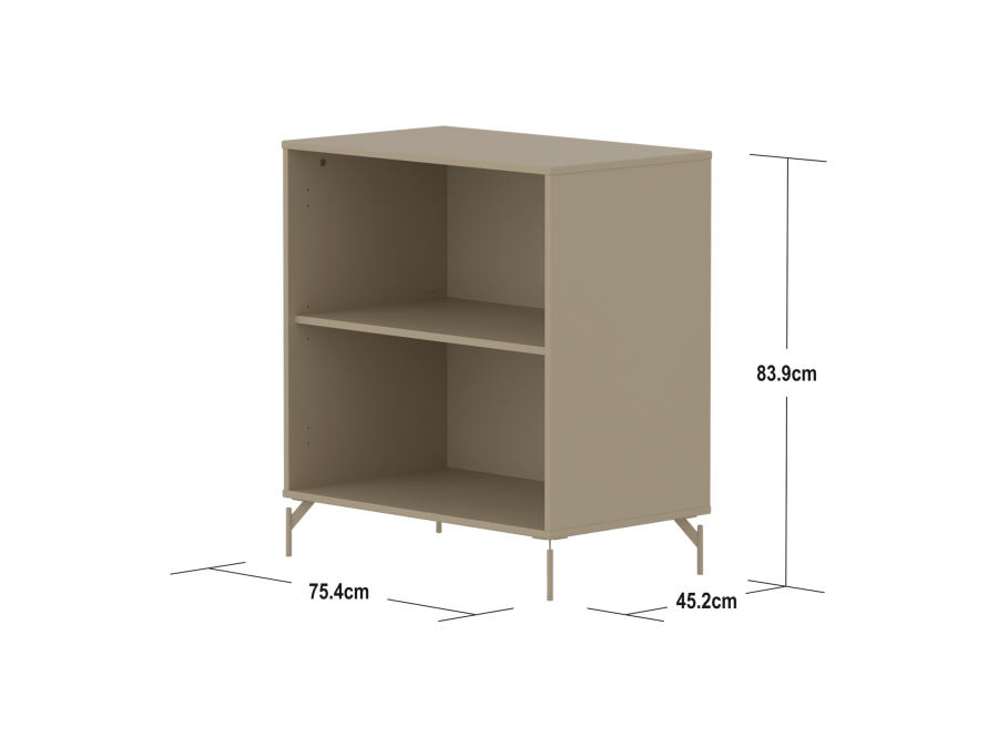 Flexa Saga boekenkast op oat poten - Oat - Afbeelding 4