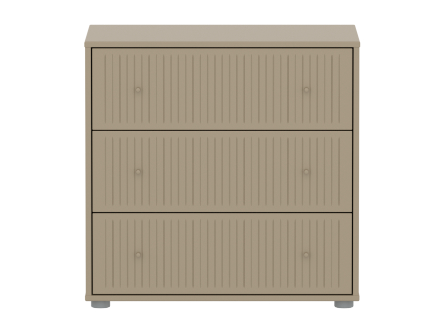Flexa Saga commode 3 lades met oat knoppen - Oat grooves - Afbeelding 5