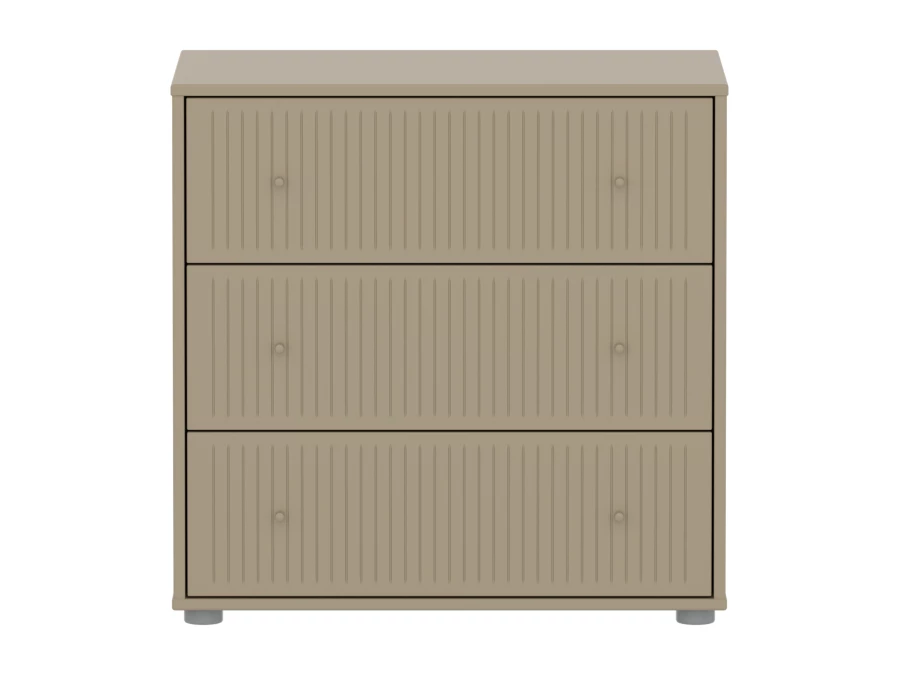 Flexa Saga commode 3 lades met oat knoppen - Oat grooves - Afbeelding 5