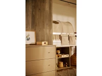 Flexa Saga commode 3 lades met oat knoppen en poten - Oat grooves - Afbeelding 5