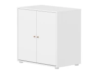 Flexa Saga kastje met eiken knoppen - Wit