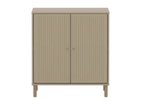 Flexa Saga kastje met eiken knoppen en poten - Oat grooves - Afbeelding 2
