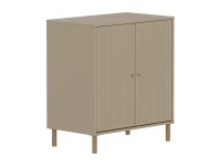 Flexa Saga kastje met eiken knoppen en poten - Oat grooves - Afbeelding 3