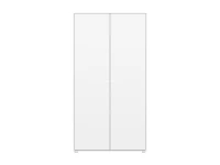 Flexa Saga 2-deurs kledingkast met witte knoppen - Wit - Afbeelding 2