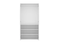 Flexa Saga 2-deurs kledingkast met witte knoppen - Wit - Afbeelding 5