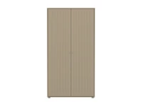 Flexa Saga 2-deurs kledingkast met oat knoppen - Oat grooves - Afbeelding 2
