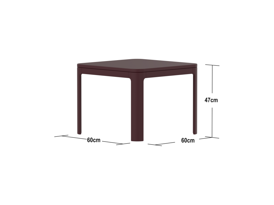 Flexa Nova speeltafel - Pomegranate - Afbeelding 5