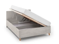 Meise Möbel Kofferbed Cool - 140x200 - Beige ribstof