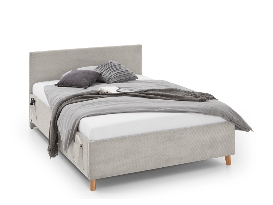 Meise Möbel twijfelaar Cool - 140x200 - Beige ribstof