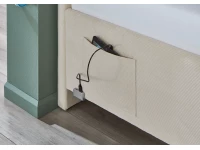 Meise Möbel Kofferbed Cool - 90x200 - Beige ribstof - Afbeelding 4