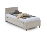 Meise Möbel Kofferbed Cool - 90x200 - Beige ribstof - Afbeelding 2