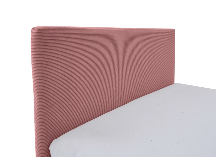 Meise Möbel eenpersoonsbed Cool - 90x200 - Roze ribstof - Afbeelding 3