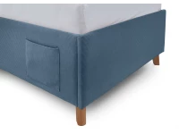 Meise Möbel Kofferbed Cool - 90x200 - Blauw ribstof - Afbeelding 4