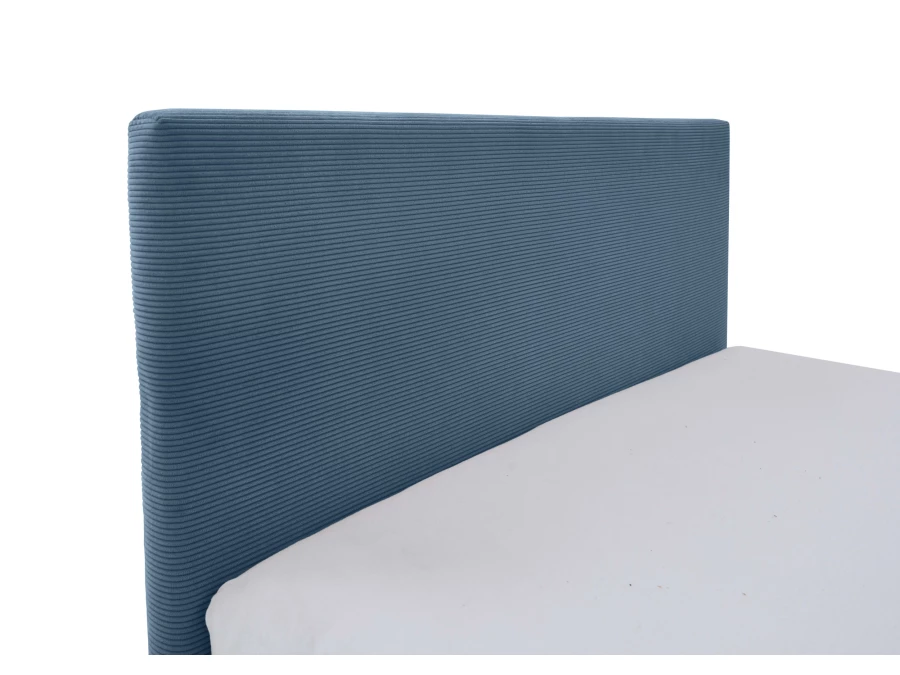 Meise Möbel Kofferbed Cool - 90x200 - Blauw ribstof - Afbeelding 3