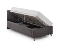 Meise Möbel Kofferbed Cool - 90x200 - Grijs ribstof