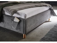Meise Möbel Kofferbed Cool - 140x200 - Grijs ribstof - Afbeelding 7