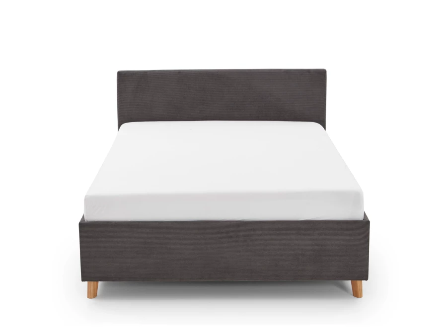 Meise Möbel Kofferbed Cool - 140x200 - Grijs ribstof - Afbeelding 4