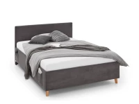 Meise Möbel Kofferbed Cool - 140x200 - Grijs ribstof - Afbeelding 2