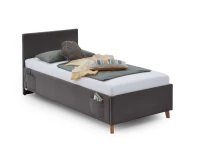 Meise Möbel Kofferbed Cool - 90x200 - Grijs ribstof - Afbeelding 2