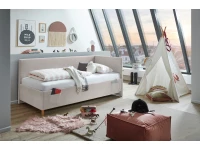 Meise Möbel bedbank Cool - 90x200 - Beige ribstof - Afbeelding 7