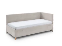 Meise Möbel bedbank Cool - 90x200 - Beige ribstof - Afbeelding 2