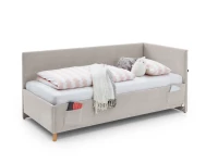 Meise Möbel bedbank Cool - 90x200 - Beige ribstof