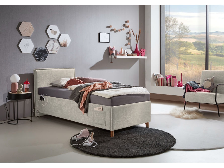Meise Möbel Kofferbed Fun - 90x200 - Beige - Afbeelding 8