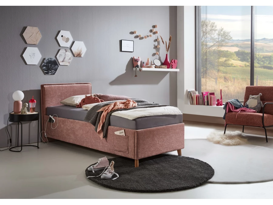 Meise Möbel eenpersoonsbed Fun - 90x200 - Roze - Afbeelding 7