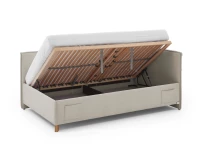 Meise Möbel Kofferbed met rugleuning Fun - 120x200 - Beige