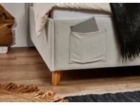Meise Möbel Kofferbed met rugleuning Fun - 120x200 - Beige - Afbeelding 3