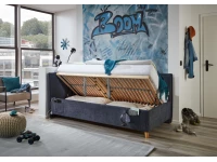 Meise Möbel Kofferbed met rugleuning Fun - 140x200 - Blauw - Afbeelding 7