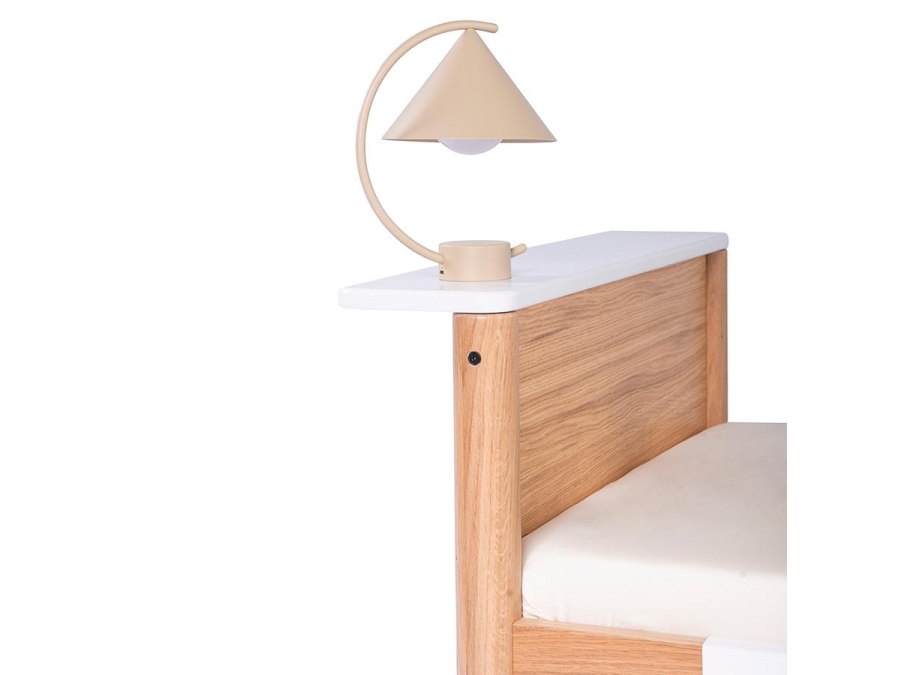 Stribbo Basica plank voor op hoofbord 70x170 bed - wit