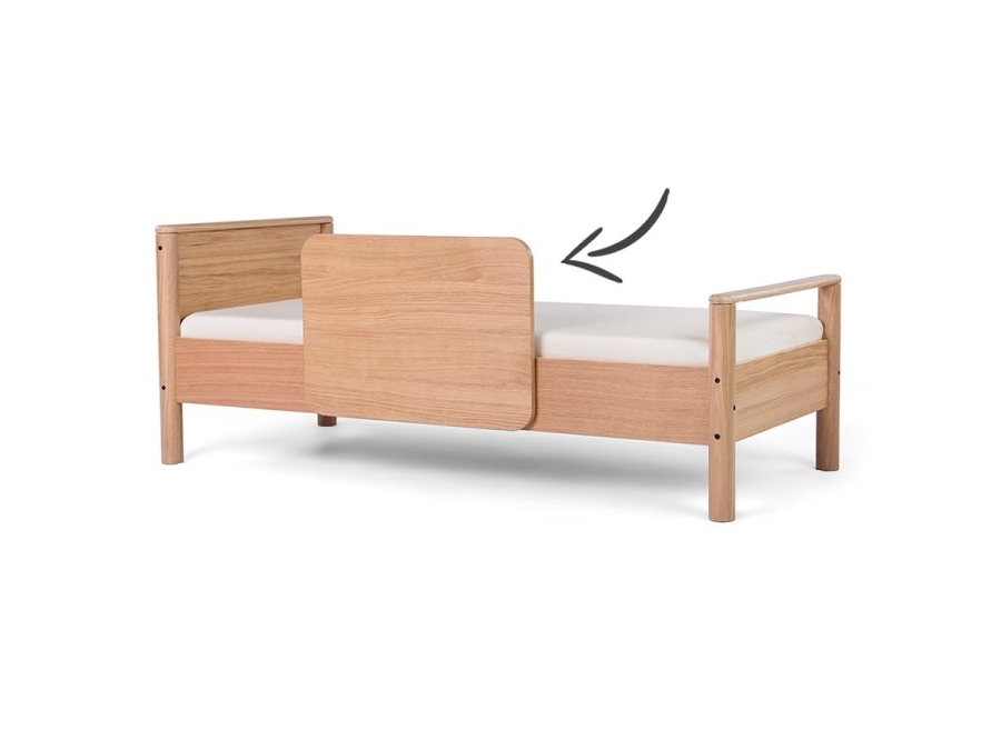 Stribbo Basica uitvalbeschermer voor 90x200 bed - naturel