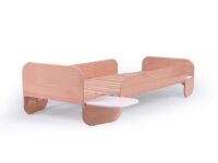 Stribbo Pinno bed 90x200 - naturel beuken - Afbeelding 2
