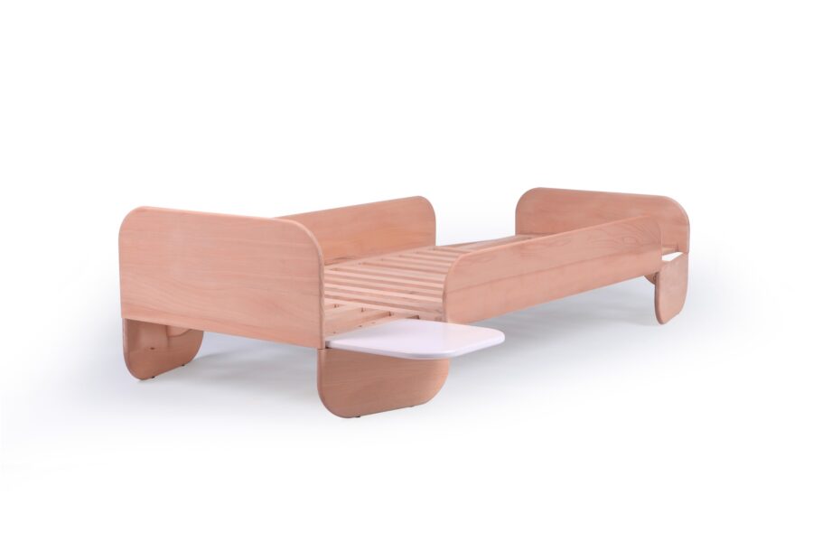 Stribbo Pinno bed 90x200 - naturel beuken - Afbeelding 2