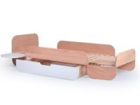 Stribbo Pinno bed 90x200 - naturel beuken - Afbeelding 3