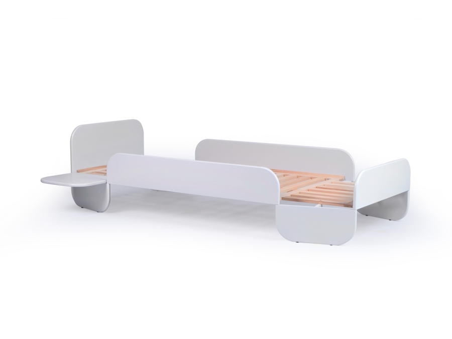 Stribbo Pinno bed 90x200 - wit