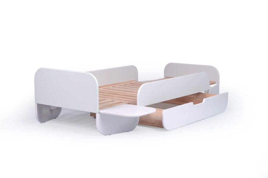 Stribbo Pinno bed 90x200 - wit - Afbeelding 4