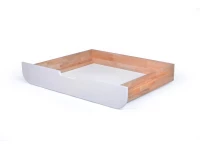 Stribbo Pinno bedlade - naturel / wit